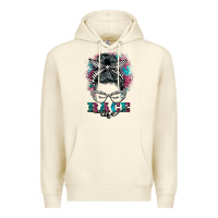 Sandshell race life  messy bun Premium Hoodie - BarkalooDesign