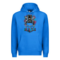 True Royal race life  messy bun Premium Hoodie - BarkalooDesign