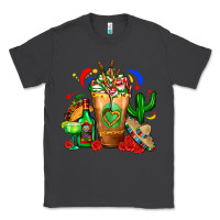 Smoke Mexican Cold Drink With Cactus Sombrero And Tequil Classic Tee - FaDigitalArtStudio