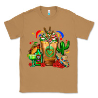 Mexican Cold Drink With Cactus Sombrero And Tequil Classic Tee | Teevron