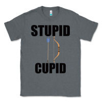 Charcoal Heather Stupid Cupid Classic Tee - Bettercallsaul
