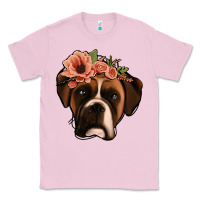 Bubblegum Pink floral boxer Classic Tee - Jasminsmagicworld