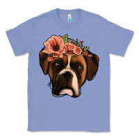 Colony Blue floral boxer Classic Tee - Jasminsmagicworld