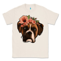 Natural floral boxer Classic Tee - Jasminsmagicworld