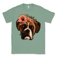Sage floral boxer Classic Tee - Jasminsmagicworld