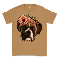 Toasted Coconut floral boxer Classic Tee - Jasminsmagicworld