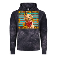 Cloud Black golden retriever with sunflowers Vintage Hoodie - Artiststas