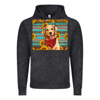 Vintage Black golden retriever with sunflowers Vintage Hoodie - Artiststas