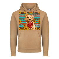 Vintage Camel golden retriever with sunflowers Vintage Hoodie - Artiststas