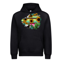 Black Colima State Of Mexico Map Urban Hoodie - RanaPortraitStore