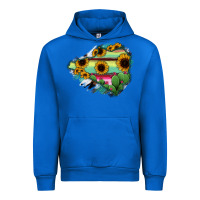 Cobalt Colima State Of Mexico Map Urban Hoodie - RanaPortraitStore