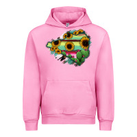 Fuchsia Pink Colima State Of Mexico Map Urban Hoodie - RanaPortraitStore