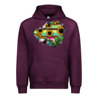 Mauve Wine Colima State Of Mexico Map Urban Hoodie - RanaPortraitStore