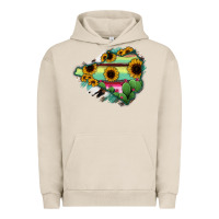 Pigment French Oak Colima State Of Mexico Map Urban Hoodie - RanaPortraitStore