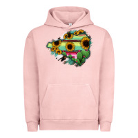 Pigment Salmon Colima State Of Mexico Map Urban Hoodie - RanaPortraitStore