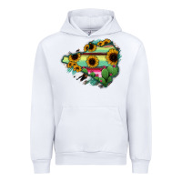 White Colima State Of Mexico Map Urban Hoodie - RanaPortraitStore