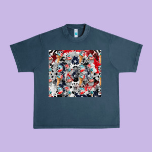 American Ice Cream Urban Heavy Tee Designed By Cowhidedigitalart