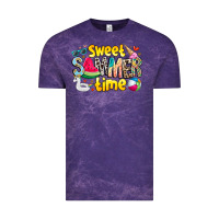 Cloud Purple summer time Vintage Tee - CowhideDigitalArt