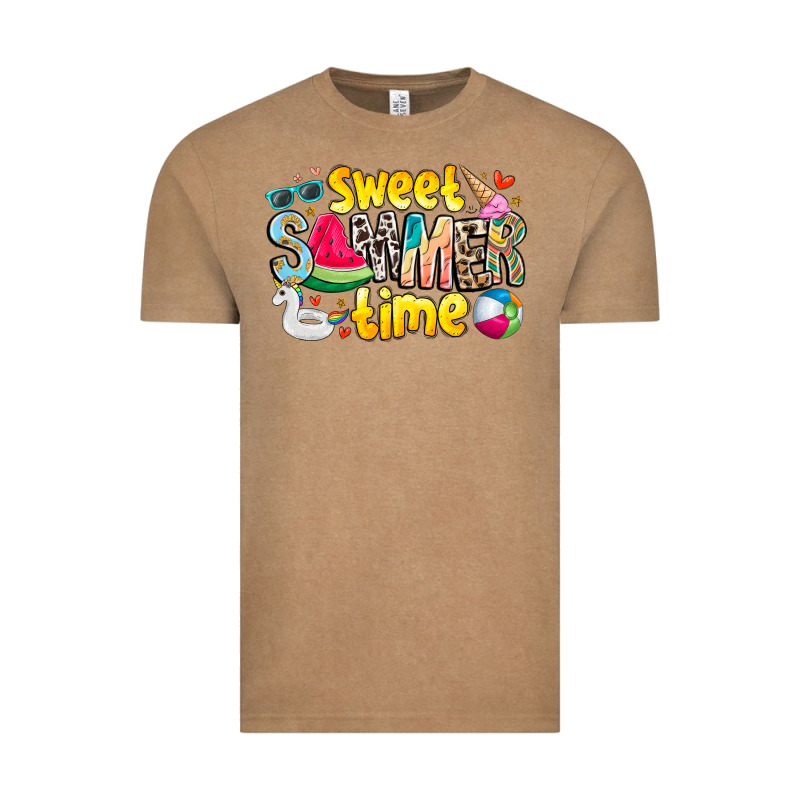 Summer Time Vintage Tee by CowhideDigitalArt | Teevron