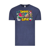 Vintage Denim summer time Vintage Tee - CowhideDigitalArt