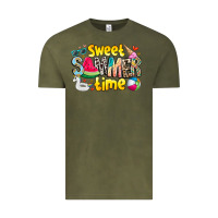 Vintage Olive summer time Vintage Tee - CowhideDigitalArt