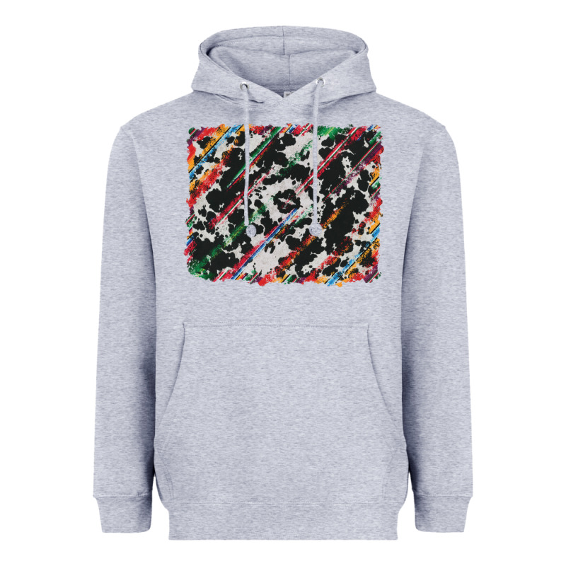 Cowhide And Serape Background Heavyweight Hoodie by RanaPortraitStore | Teevron