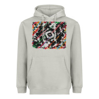 Moon Dust cowhide and serape background Heavyweight Hoodie - RanaPortraitStore