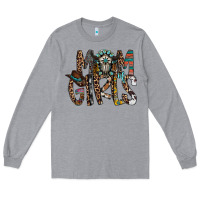 Heather Grey mom of girls Long Sleeve Tee - RacoonDesign