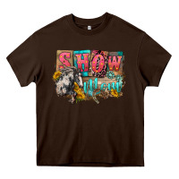 Chocolate Brown Show mom horse Mother's Day Heavy Core Tee - FaDigitalArtStudio