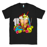 Black Softball Frappe Coffee Classic Tee - FaDigitalArtStudio