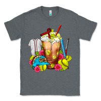 Charcoal Heather Softball Frappe Coffee Classic Tee - FaDigitalArtStudio