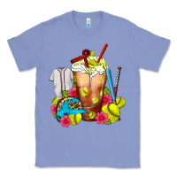 Colony Blue Softball Frappe Coffee Classic Tee - FaDigitalArtStudio