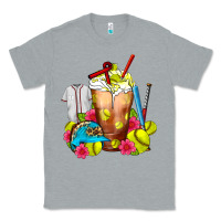 Heather Grey Softball Frappe Coffee Classic Tee - FaDigitalArtStudio
