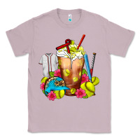 Lilac Softball Frappe Coffee Classic Tee - FaDigitalArtStudio