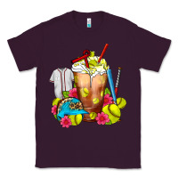 Plum Softball Frappe Coffee Classic Tee - FaDigitalArtStudio