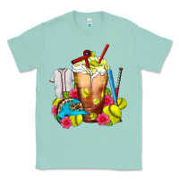 Seafoam Softball Frappe Coffee Classic Tee - FaDigitalArtStudio