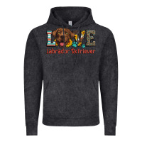 Vintage Black love labrador retriever Vintage Hoodie - Artiststas