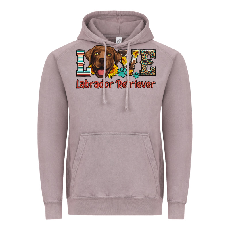 Love Labrador Retriever Vintage Hoodie by Artiststas | Teevron