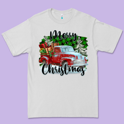 Merry Christmas Truck With Gifts Premium Tee Designed By Fadigitalartstudio