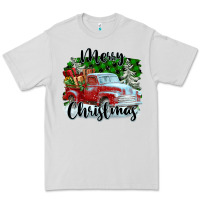 Dove Grey Merry Christmas Truck With Gifts Premium Tee - FaDigitalArtStudio