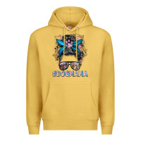 Dog Mama Messy Bun Premium Hoodie | Teevron
