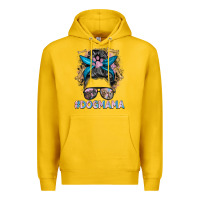 Lemon dog mama messy bun Premium Hoodie - BarkalooDesign