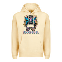 Pina Colada dog mama messy bun Premium Hoodie - BarkalooDesign
