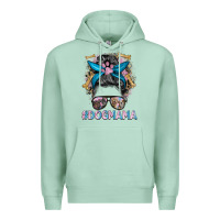 Seafoam dog mama messy bun Premium Hoodie - BarkalooDesign