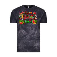 Cloud Black summer time Vintage Tee - CowhideDigitalArt