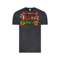 Vintage Black summer time Vintage Tee - CowhideDigitalArt