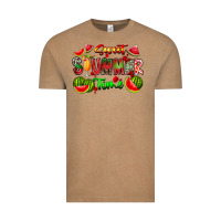 Vintage Coffee summer time Vintage Tee - CowhideDigitalArt