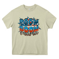 Mossy Boom boom Mama Heavy Core Tee - FaDigitalArtStudio