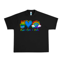 Black Peace Love Pride Urban Heavy Tee - Jasminsmagicworld