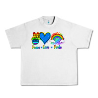 Lunar Rock Peace Love Pride Urban Heavy Tee - Jasminsmagicworld